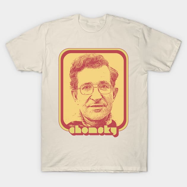 Noam Chomsky // Retro 90s Tribute Styled Fan Design T-Shirt by DankFutura